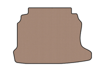 Opel Astra G Classic 1998–2012 Rubberen kofferbakmat Carsuit (SD, beige) foto 1