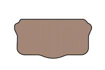 Peugeot 108 2014–2021 Rubberen kofferbakmat Carsuit (HB, beige) foto 1
