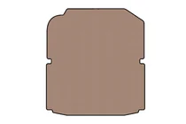 Peugeot 607 1999–2010 Rubberen kofferbakmat Carsuit (SD, beige) foto 1