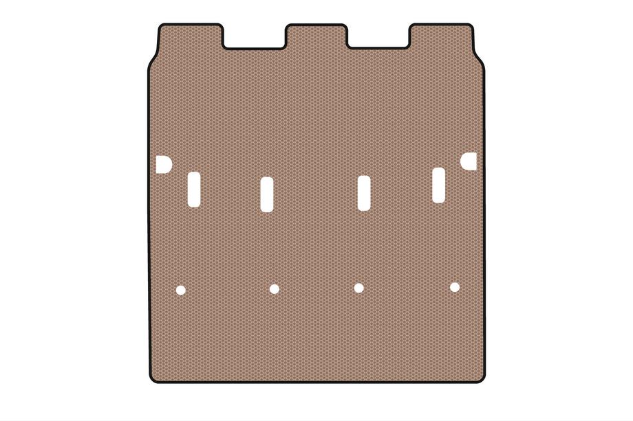 Peugeot Partner/Rifter 2019– Rubberen kofferbakmat Carsuit (7-zits/lange wielbasis, beige) Image