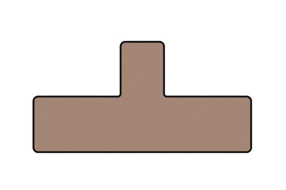 Renault Kangoo 2008–2020 Rubberen kofferbakmat Carsuit (5-deurs/7-zits, beige) Image