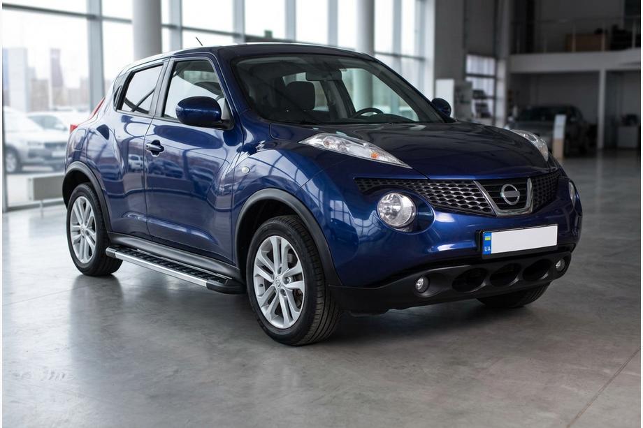 Nissan Juke 2010–2019 Zijtreden RedLine V1 (2 stuks, aluminium) Image