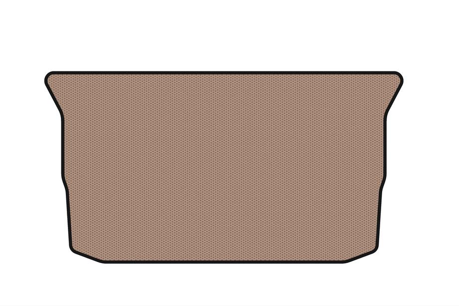 Smart 2014– Carsuit rubberen kofferbakmat (HB, 5-deurs, beige) Foto 1