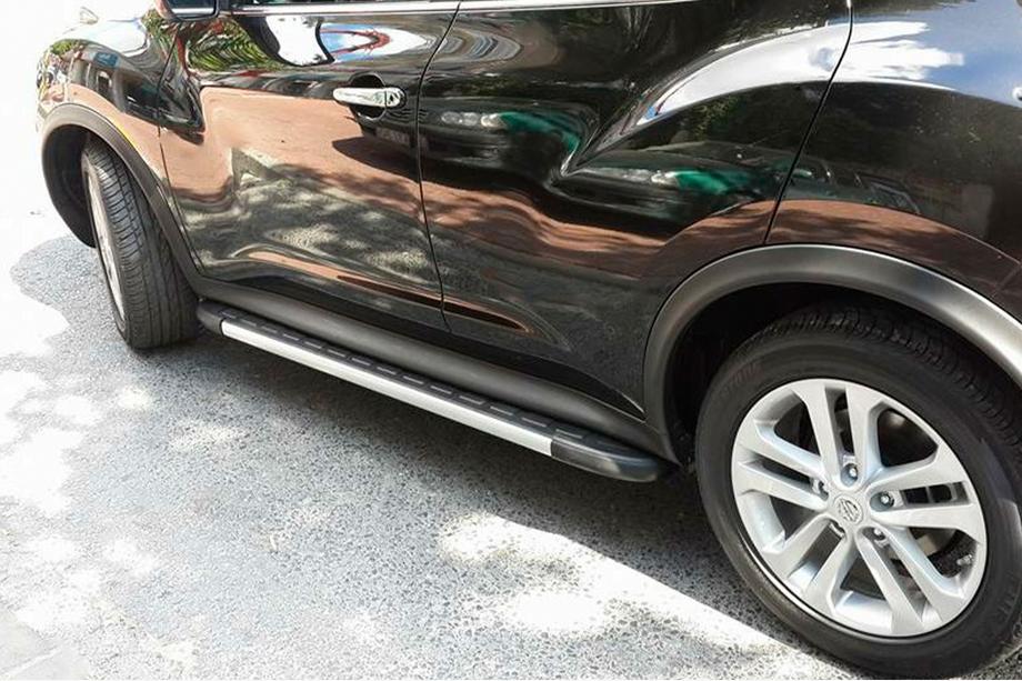 Nissan Juke 2010–2019 Duru side steps (2 stuks, aluminium) Image