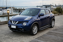 Nissan Juke 2010–2019 RedLine Black zijsteps (set van 2, aluminium) foto 1
