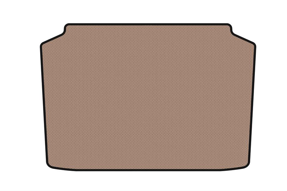 Volkswagen Polo 2001–2009 Rubberen kofferbakmat Carsuit (HB, 3/5-deurs, beige) Image