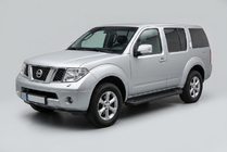 Nissan Pathfinder R51 2005–2014 Allmond Black side steps (2 st., aluminium) foto 1