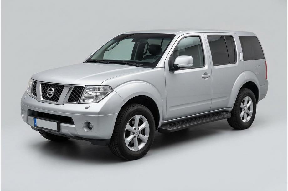 Nissan Pathfinder R51 2005–2014 Allmond Black side steps (2 st., aluminium) Image