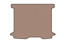 Dacia Dokker 2013–2022 Rubberen kofferbakmat Carsuit (Beige) foto 1