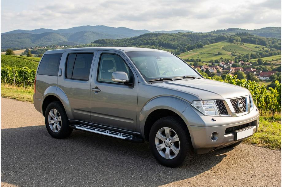 Nissan Pathfinder R51 2005–2014 Sunrise side steps (set van 2, aluminium) Image