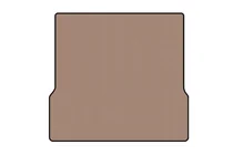 Dacia Logan I 2005–2008 Rubberen kofferbakmat Carsuit (SD, beige) foto 1