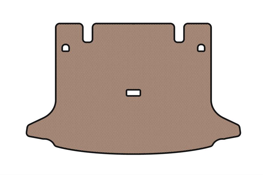 Dacia Logan I 2005–2008 Rubberen kofferbakmat Carsuit (SW, 7-zits, beige) Foto 1