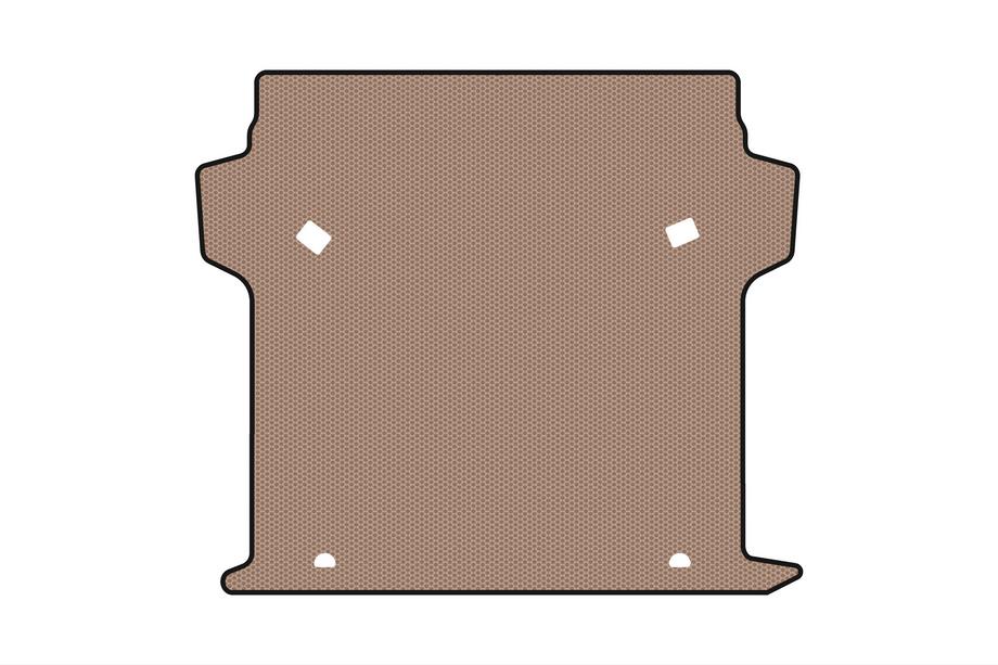 Fiat Doblo II 2010–2022 Rubberen kofferbakmat Carsuit (Beige) Foto 1