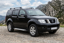 Nissan Pathfinder R51 2005–2014 Side steps Line (2 stuks, aluminium) foto 1