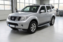 Nissan Pathfinder R51 2005–2014 Side steps Tayga Grey (set van 2, aluminium) foto 1