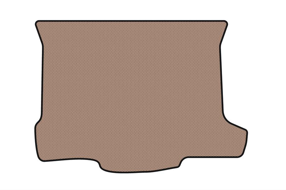 Mazda 3 2009–2013 Rubberen kofferbakmat Carsuit (SD, beige) Foto 1