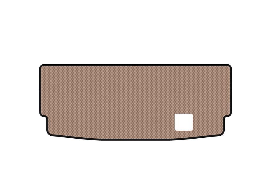 Mercedes GL-klasse X164 2006–2012 Rubberen kofferbakmat Carsuit (7-zits met uitgeklapte 3e zitrij, beige) Image