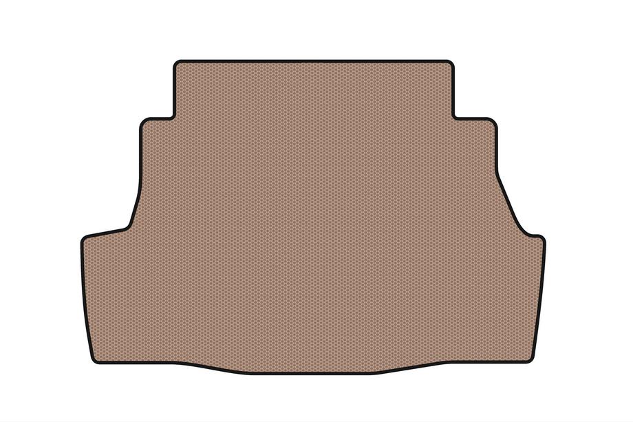Nissan Almera B10 Classic 2006–2012 Rubberen kofferbakmat Carsuit (SD, beige) Image