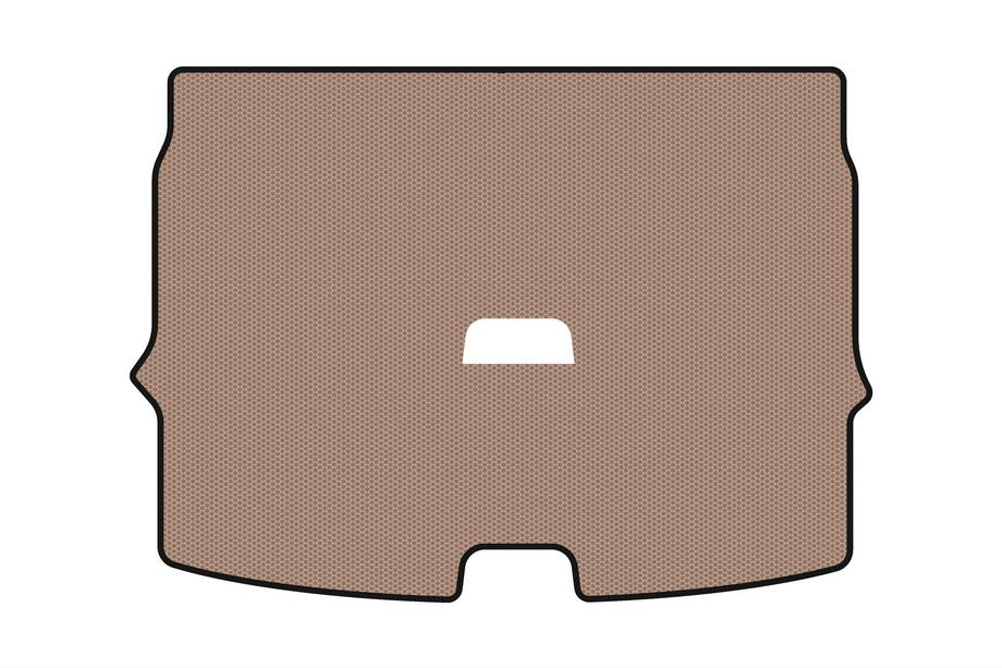 Nissan Qashqai 2014–2021 Rubberen kofferbakmat Carsuit (voor Rogue Sport, beige) Foto 1