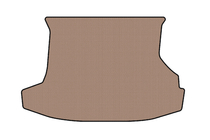 Nissan X-trail T30 2002–2007 Rubberen kofferbakmat Carsuit (Beige) foto 1