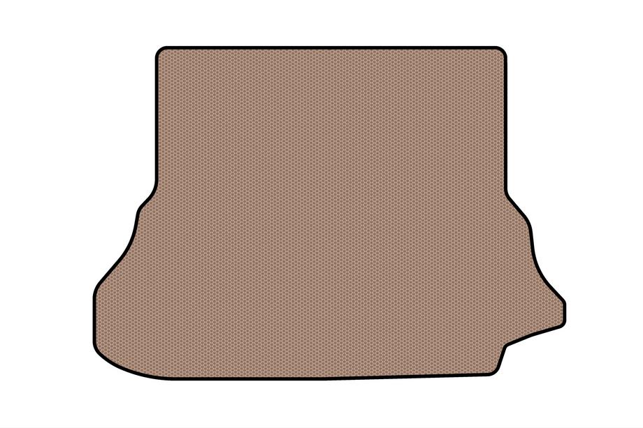 Renault Laguna 2001–2007 Carsuit rubberen kofferbakmat (HB, 5-deurs, beige) Foto 1