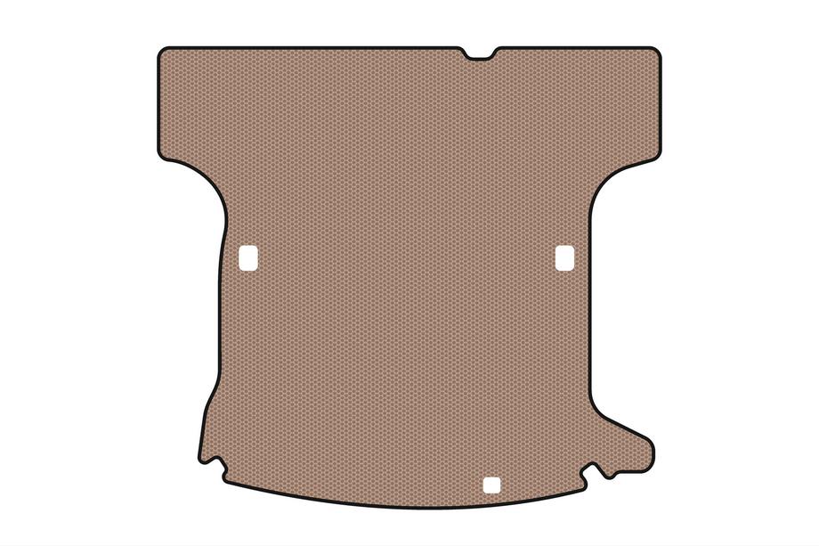 Renault Logan I 2005–2008 Rubberen kofferbakmat Carsuit (2005-2009, SW, 5-zits, beige) Image