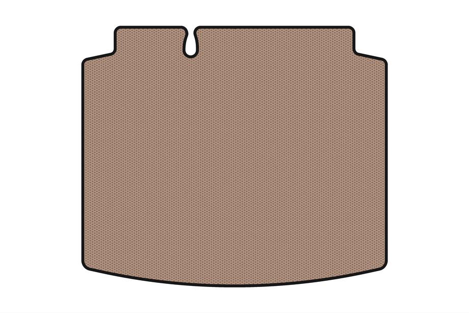 Seat Leon 2005–2012 Carsuit rubberen kofferbakmat (HB, 5-deurs, beige) Foto 1