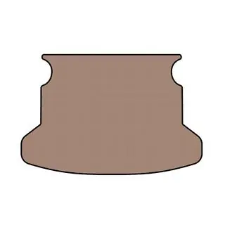 Rubberen kofferbakmat Carsuit (SD, beige) foto 1