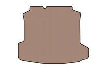 Volkswagen Polo 2010–2017 Rubberen kofferbakmat Carsuit (SD, beige) foto 1