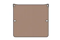 Audi 100 C4 1990–1994 Rubberen kofferbakmat Carsuit V-2 (Avant, beige) foto 1