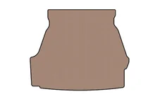 BMW 5 Serie E34 1988–1995 Rubberen kofferbakmat Carsuit V-2 (SD, beige) foto 1