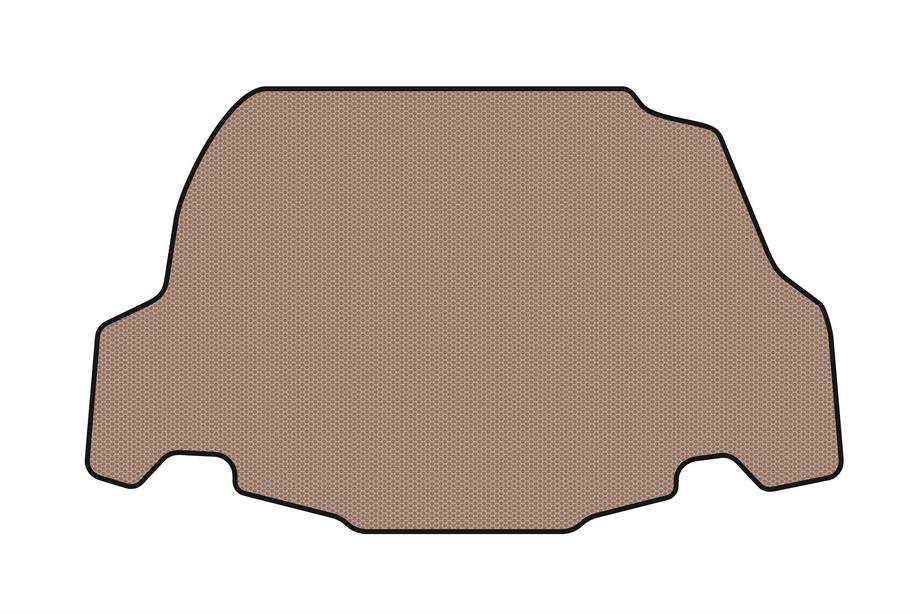 Ford Mustang 2005–2014 Rubberen kofferbakmat Carsuit (2009-2014, GT, Cabriolet, beige) Image