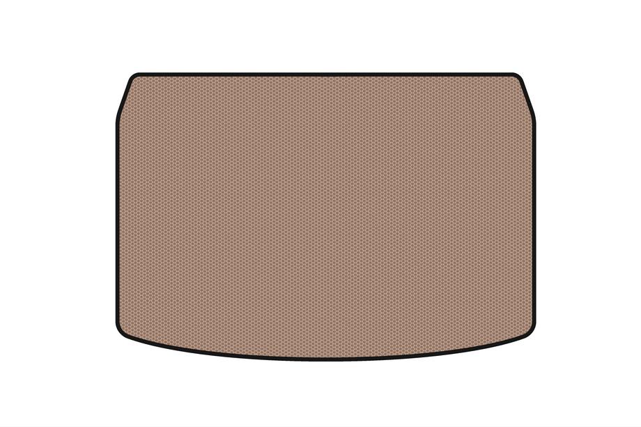 Kia Stonic 2017– Rubberen kofferbakmat Carsuit (2019+, lage vloer, beige) Image