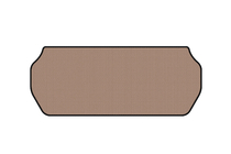 Opel Zafira A 1998–2005 Rubberen kofferbakmat Carsuit (tot 3e rij, 2003-2005, 7-zits, beige) foto 1