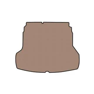 Rubberen kofferbakmat Carsuit (2018-2021, beige) foto 1