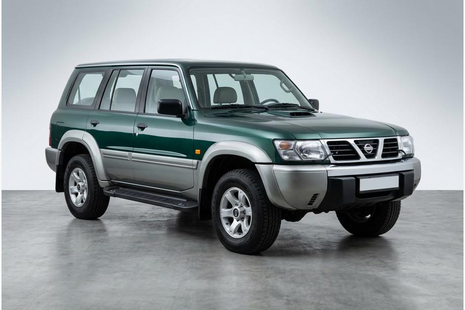 Nissan Patrol Y61 1997–2011 RedLine Black zijsteps (set van 2, aluminium) Image