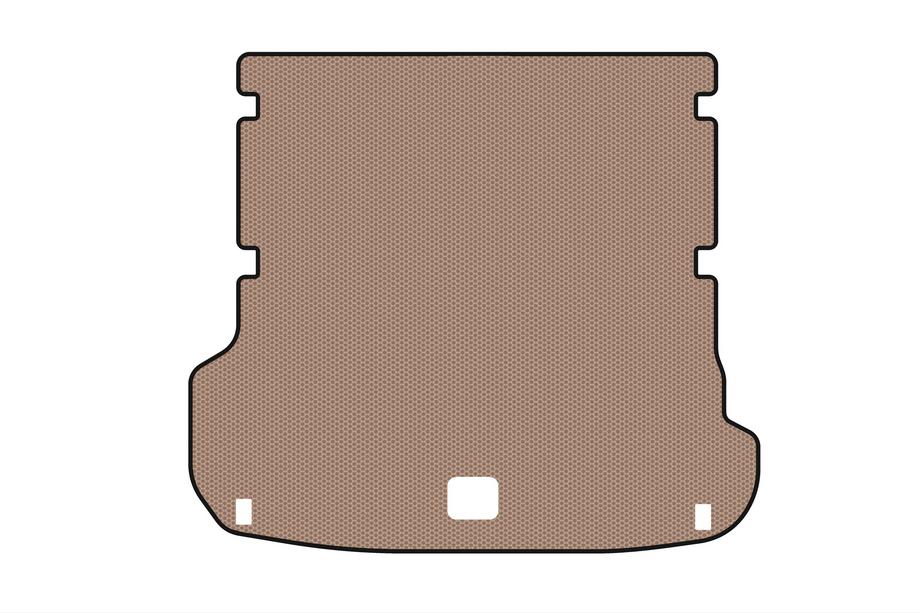 Audi Q7 2015–2026 Rubberen kofferbakmat Carsuit (7-zits, beige) Foto 1