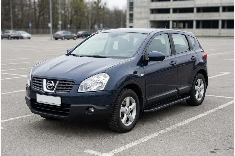 Nissan Qashqai 2007–2010 Bosphorus Black side steps (2 st., aluminium) Image