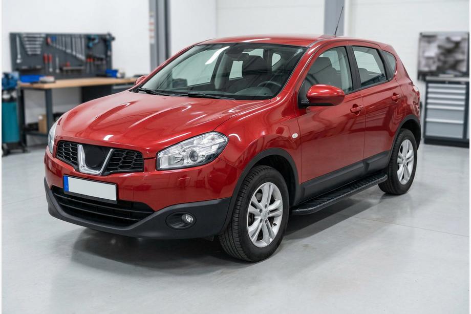Nissan Qashqai 2010–2014 Bosphorus Black side steps (2 st., aluminium) Lange wielbasis Image