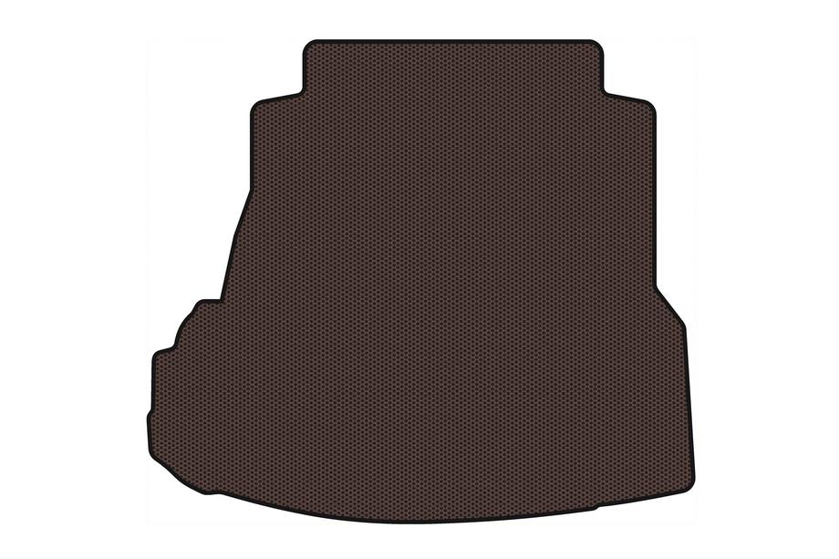 Audi A4 B5 1994–2001 Rubberen kofferbakmat Carsuit (Sedan, bruin) Foto 1