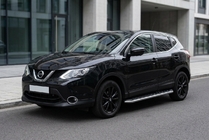 Nissan Qashqai 2014–2021 Maydos V1 zijtreden (set 2 stuks, aluminium + RVS) foto 1