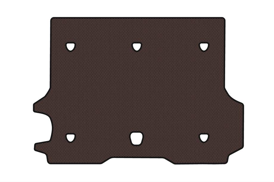 Chevrolet Trailblazer 2002–2012 Rubberen kofferbakmat Carsuit (Bruin) Image