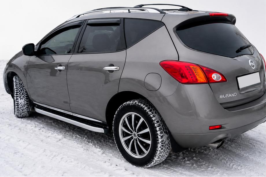 Nissan Murano 2008–2014 Fullmond side steps (set van 2, aluminium) Image