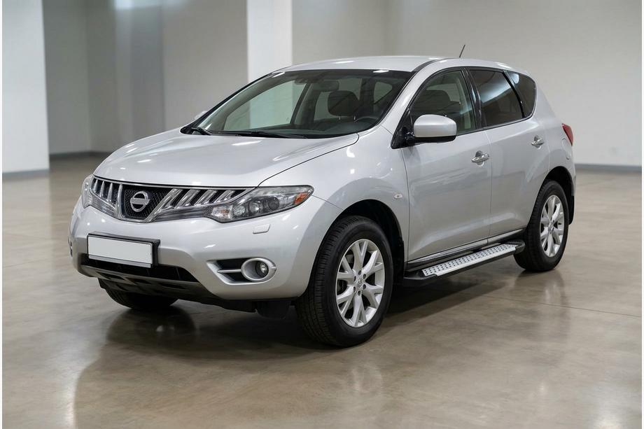 Nissan Murano 2008–2014 Zijsteps Allmond Grey (2 stuks, aluminium) Image