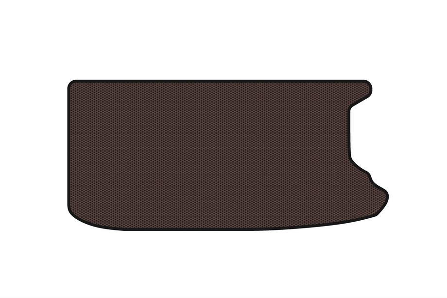 Fiat 500/500L 2013–2022 Rubberen kofferbakmat Carsuit (voor 500, Elektro, bruin) Image