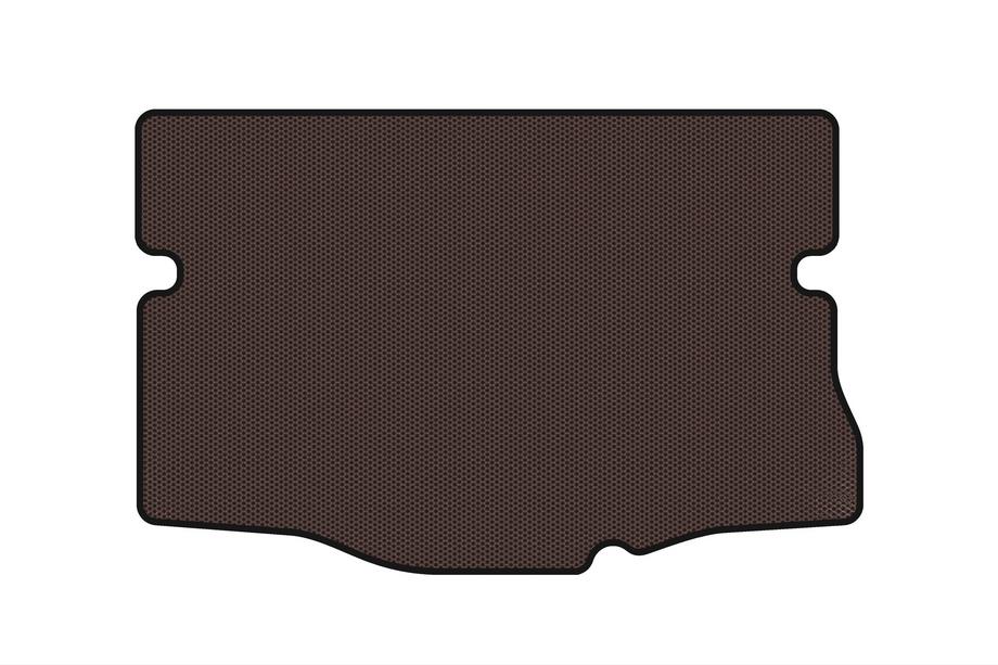 Honda FIT/Jazz 2014–2020 Rubberen kofferbakmat Carsuit (HB, Hybrid, bruin) Foto 1