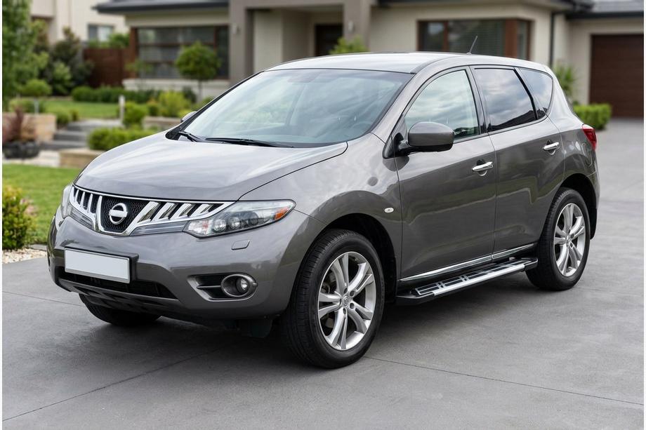 Nissan Murano 2008–2014 Sunrise side steps (set van 2, aluminium) Image