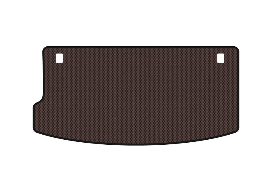 Hyundai I-10 2008–2013 Rubberen kofferbakmat Carsuit (HB, bruin) Image