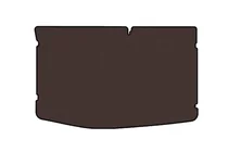 Hyundai I-20 2008–2012 Rubberen kofferbakmat Carsuit (HB, bruin) foto 1