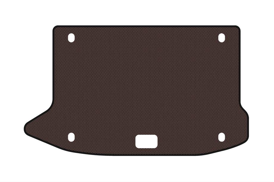 Hyundai Kona 2017–2023 Rubberen kofferbakmat Carsuit V2 (Bruin) Image